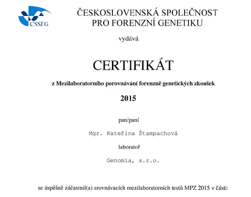 CSSFG certificate