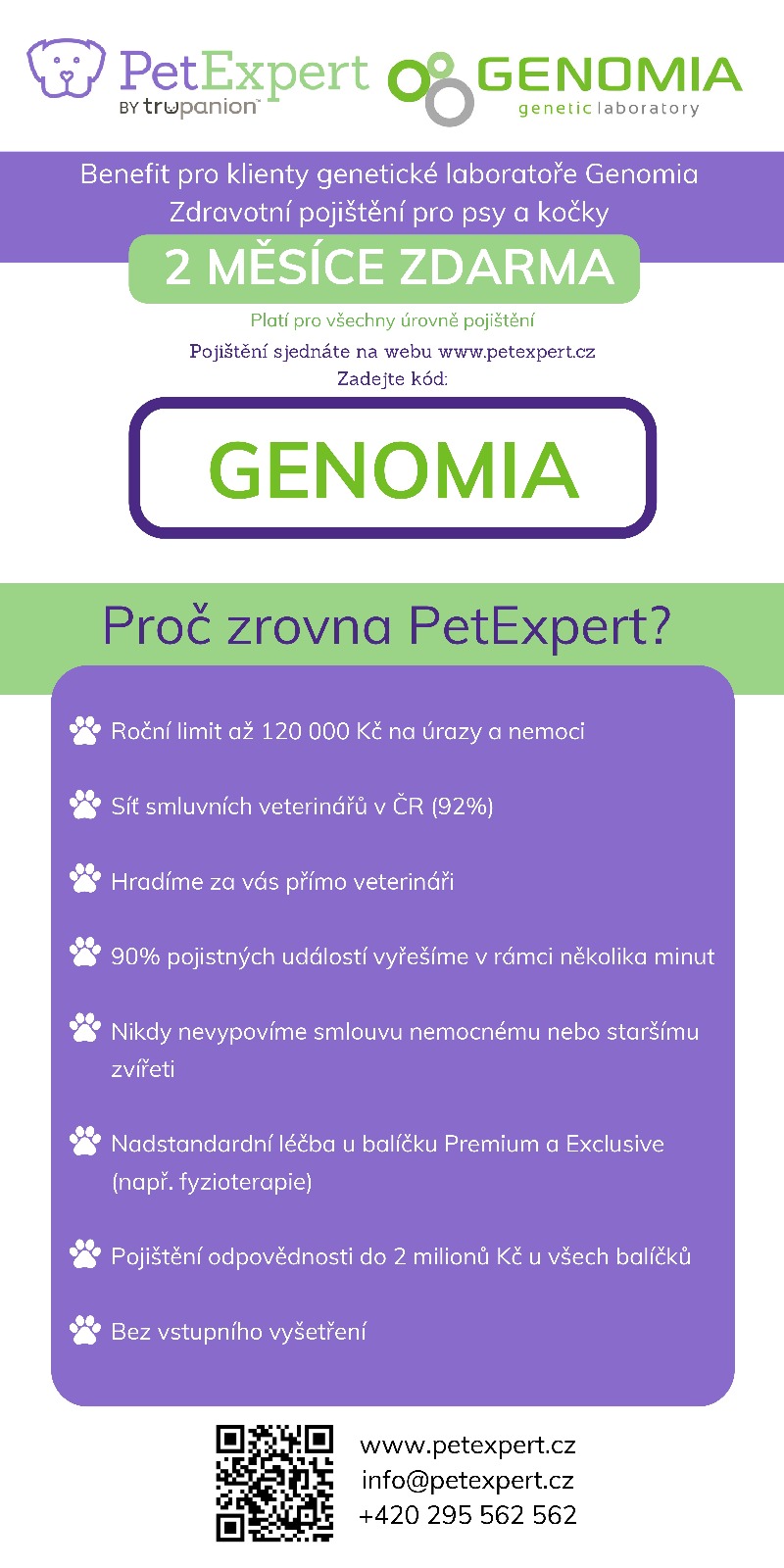 Sleva pro zákazníky Genomie